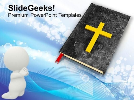 3d Man Praying Cross PowerPoint Templates Ppt Backgrounds For Slides 1212 3d Man Praying Cross PowerPoint Templates Ppt Backgrounds For Slides 1212
