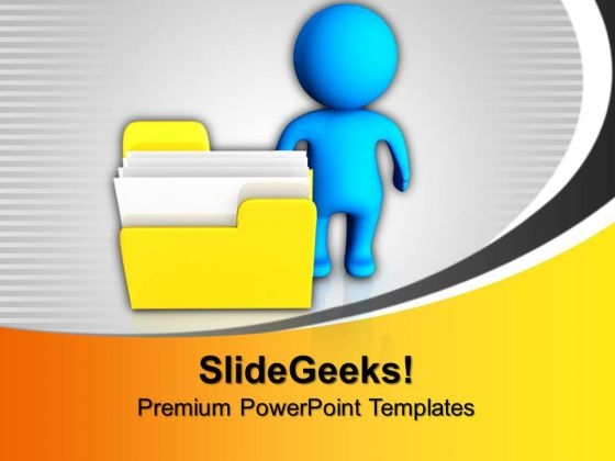 3d Man Stands Besides Folder Business PowerPoint Templates And PowerPoint Themes 1012 3d Man Stands Besides Folder Business PowerPoint Templates And PowerPoint Themes 1012