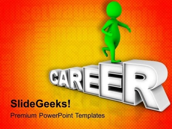 3d Man With Career PowerPoint Templates Ppt Backgrounds For Slides 0713 3d Man With Career PowerPoint Templates Ppt Backgrounds For Slides 0713