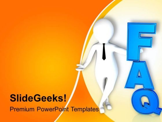 3d Man With Faq Text PowerPoint Templates Ppt Backgrounds For Slides 0813 3d Man With Faq Text PowerPoint Templates Ppt Backgrounds For Slides 0813