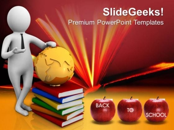 3d Man With Globe And Books PowerPoint Templates Ppt Backgrounds For Slides 0713 3d Man With Globe And Books PowerPoint Templates Ppt Backgrounds For Slides 0713