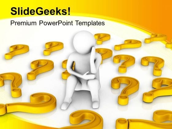 3d Man With Lots Of Question Mark PowerPoint Templates Ppt Backgrounds For Slides 0413 3d Man With Lots Of Question Mark PowerPoint Templates Ppt Backgrounds For Slides 0413