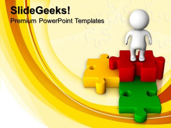 3d Man With Puzzle Jigsaw Business PowerPoint Templates And PowerPoint Themes 1012 3d Man With Puzzle Jigsaw Business PowerPoint Templates And PowerPoint Themes 1012