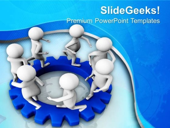 3d Men In Circle On Gears PowerPoint Templates Ppt Backgrounds For Slides 0713 3d Men In Circle On Gears PowerPoint Templates Ppt Backgrounds For Slides 0713