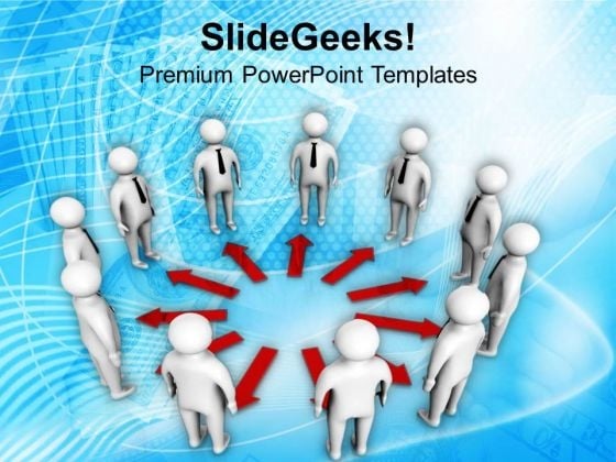 3d Men On Arrow Circle PowerPoint Templates Ppt Backgrounds For Slides 0813 3d Men On Arrow Circle PowerPoint Templates Ppt Backgrounds For Slides 0813