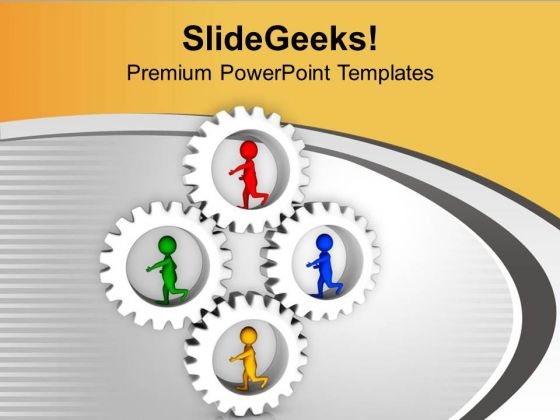 3d Men Running Inside Gears PowerPoint Templates Ppt Backgrounds For Slides 0713 3d Men Running Inside Gears PowerPoint Templates Ppt Backgrounds For Slides 0713