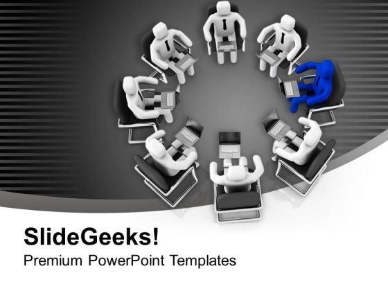 3d Men Sitting On Chairs In Conferance PowerPoint Templates Ppt Backgrounds For Slides 0213 3d Men Sitting On Chairs In Conferance PowerPoint Templates Ppt Backgrounds For Slides 0213