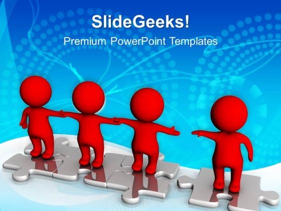 3d Men Standing Together On Puzzle PowerPoint Templates And PowerPoint Themes 0912 3d Men Standing Together On Puzzle PowerPoint Templates And PowerPoint Themes 0912