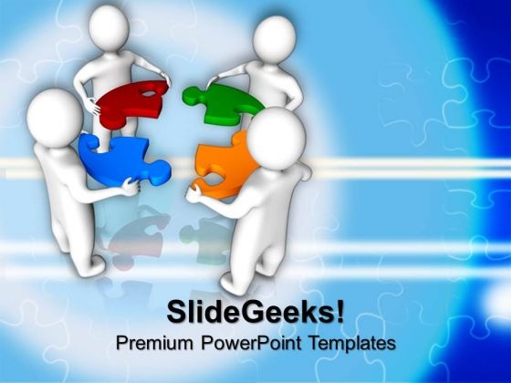 3d Men With Puzzle Pieces Jigsaw Business PowerPoint Templates And PowerPoint Themes 1012 3d Men With Puzzle Pieces Jigsaw Business PowerPoint Templates And PowerPoint Themes 1012