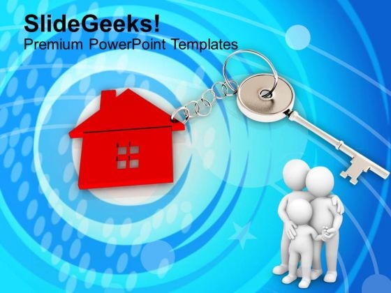 3d Men With Red House Key Real Estate PowerPoint Templates Ppt Backgrounds For Slides 1212 3d Men With Red House Key Real Estate PowerPoint Templates Ppt Backgrounds For Slides 1212