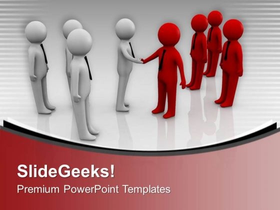 3d People Two Teams Shaking Hands PowerPoint Templates Ppt Backgrounds For Slides 0213 3d People Two Teams Shaking Hands PowerPoint Templates Ppt Backgrounds For Slides 0213