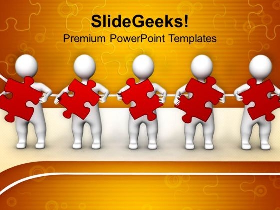 3d People With Puzzle Leadership PowerPoint Templates And PowerPoint Themes 1012 3d People With Puzzle Leadership PowerPoint Templates And PowerPoint Themes 1012