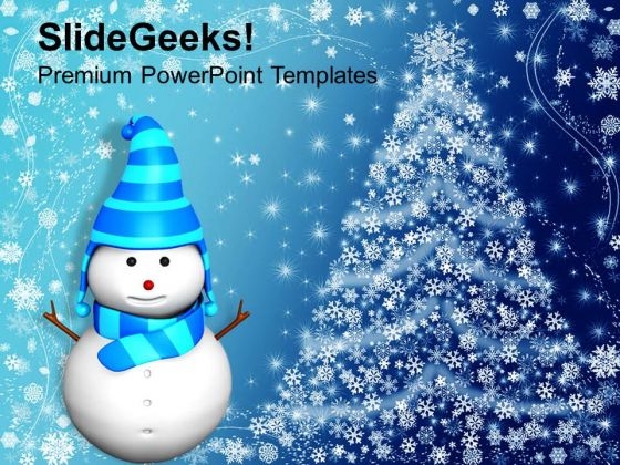 3d Snowman With Abstract Background PowerPoint Templates Ppt Backgrounds For Slides 1112 3d Snowman With Abstract Background PowerPoint Templates Ppt Backgrounds For Slides 1112