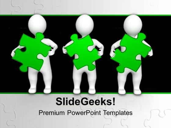 3d Team With Jigsaw Puzzles Solution PowerPoint Templates Ppt Backgrounds For Slides 0213 3d Team With Jigsaw Puzzles Solution PowerPoint Templates Ppt Backgrounds For Slides 0213