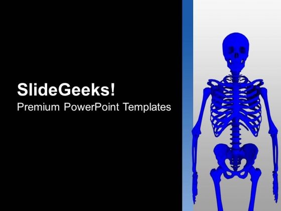 3d View Of Human Skeleton PowerPoint Templates Ppt Backgrounds For Slides 0713 3d View Of Human Skeleton PowerPoint Templates Ppt Backgrounds For Slides 0713