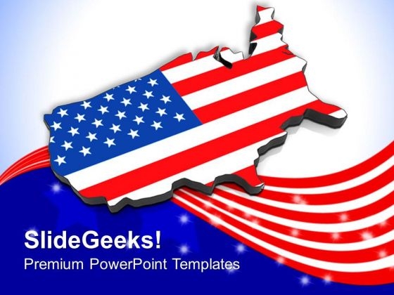 4 July Is A Great Day For American PowerPoint Templates Ppt Backgrounds For Slides 0713