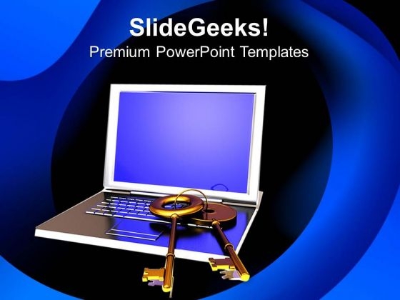 A Pair Of Keys With Laptop Business PowerPoint Templates And PowerPoint Themes 0812 A Pair Of Keys With Laptop Business PowerPoint Templates And PowerPoint Themes 0812