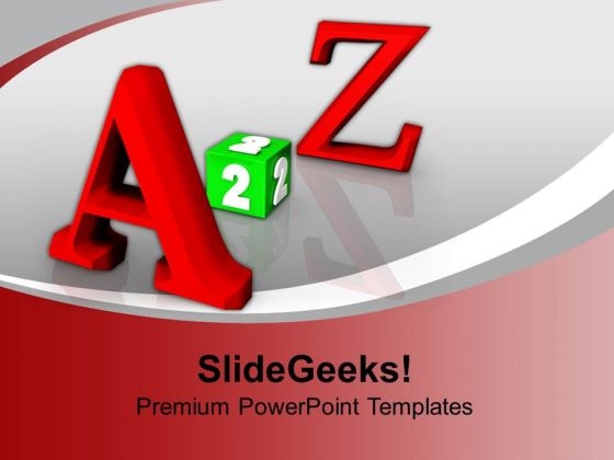 A To Z Education PowerPoint Templates And PowerPoint Themes 1012 A To Z Education PowerPoint Templates And PowerPoint Themes 1012