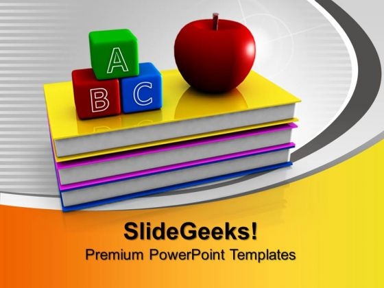 Abc Blocks And Red Apple Education PowerPoint Templates And PowerPoint Themes 1012 Abc Blocks And Red Apple Education PowerPoint Templates And PowerPoint Themes 1012