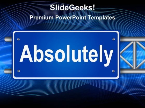 Absolutely Signpost Metaphor PowerPoint Templates And PowerPoint Themes 0212 Absolutely Signpost Metaphor PowerPoint Templates And PowerPoint Themes 0212