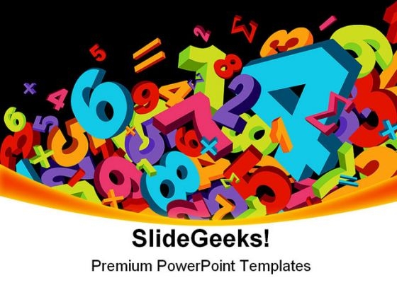 Abstract Numbers Education PowerPoint Themes And PowerPoint Slides 0411 Abstract Numbers Education PowerPoint Themes And PowerPoint Slides 0411