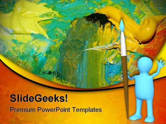 Abstract Oil Painting Art PowerPoint Themes And PowerPoint Slides 0511 Abstract Oil Painting Art PowerPoint Themes And PowerPoint Slides 0511