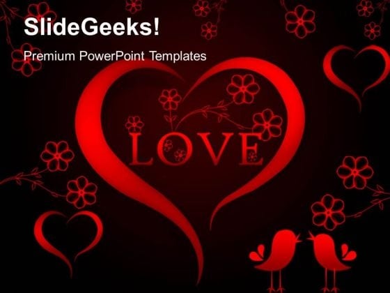 Abstract Red Heart With Love Metaphor PowerPoint Templates And PowerPoint Themes 0312 Abstract Red Heart With Love Metaphor PowerPoint Templates And PowerPoint Themes 0312