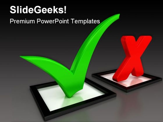 Accept And Decline Business PowerPoint Themes And PowerPoint Slides 0511 Accept And Decline Business PowerPoint Themes And PowerPoint Slides 0511