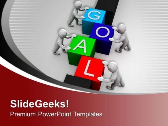 Achieve Goal With Teamwork PowerPoint Templates Ppt Backgrounds For Slides 0713 Achieve Goal With Teamwork PowerPoint Templates Ppt Backgrounds For Slides 0713