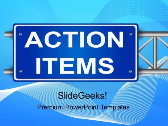 Action Items Metaphor PowerPoint Templates And PowerPoint Themes 0212