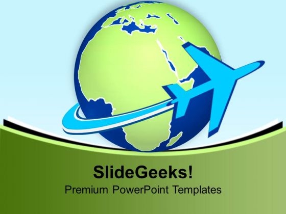 Airplane Travel Globe Technology PowerPoint Templates And PowerPoint Themes 1012 Airplane Travel Globe Technology PowerPoint Templates And PowerPoint Themes 1012
