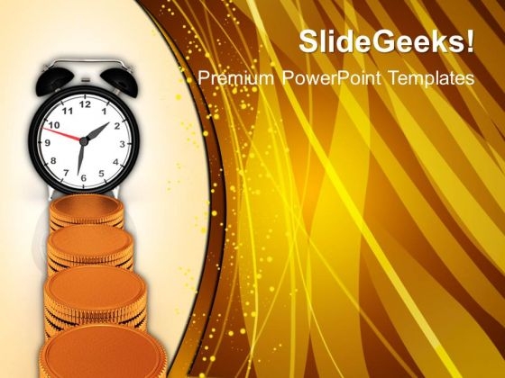 Alarm Clock With The Money Crisis PowerPoint Templates And PowerPoint Themes 1012 Alarm Clock With The Money Crisis PowerPoint Templates And PowerPoint Themes 1012
