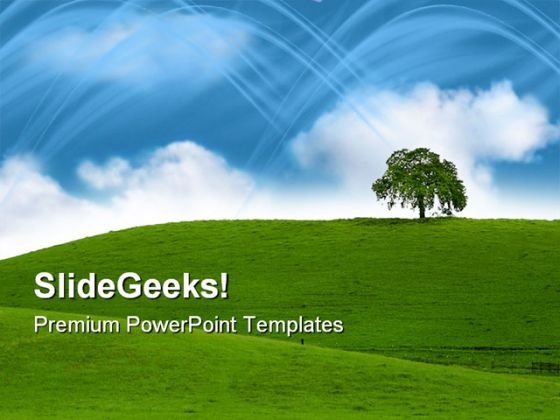 Alone Nature PowerPoint Templates And PowerPoint Backgrounds 0511 - PowerPoint  Templates