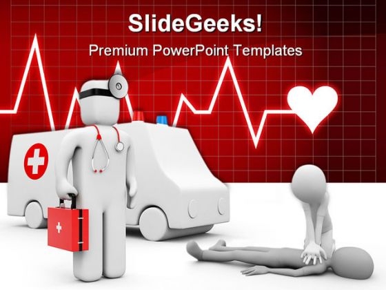 Ambulance Medical PowerPoint Templates And PowerPoint Backgrounds 0511
