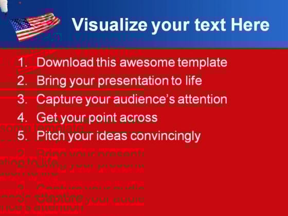 america_flag_holidays_powerpoint_template_1010_text
