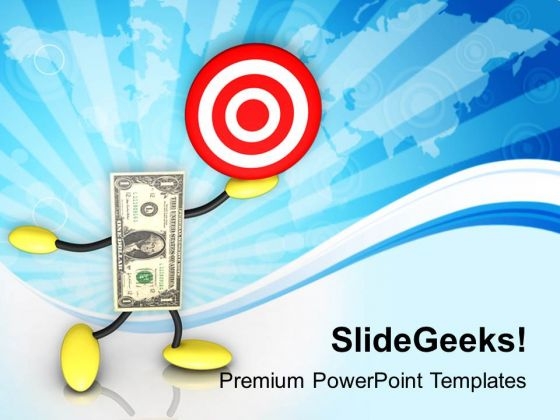 American Dollar Target Success PowerPoint Templates Ppt Backgrounds For Slides 0113 American Dollar Target Success PowerPoint Templates Ppt Backgrounds For Slides 0113