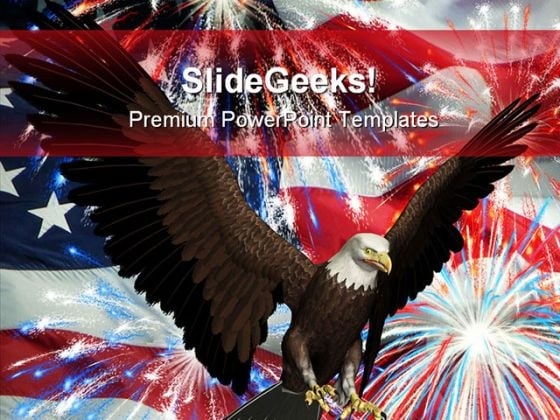 American Eagle Animals PowerPoint Template 0910 American Eagle Animals PowerPoint Template 0910