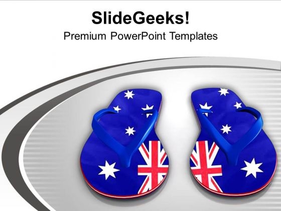 American Flip Flops PowerPoint Templates Ppt Backgrounds For Slides 0413 American Flip Flops PowerPoint Templates Ppt Backgrounds For Slides 0413