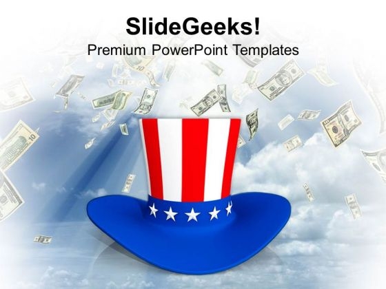 American Hat Pride Of Nation PowerPoint Templates Ppt Backgrounds For Slides 0813 American Hat Pride Of Nation PowerPoint Templates Ppt Backgrounds For Slides 0813