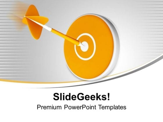 An Arrow Hitting The Target Of Success PowerPoint Templates Ppt Backgrounds For Slides 0213 An Arrow Hitting The Target Of Success PowerPoint Templates Ppt Backgrounds For Slides 0213