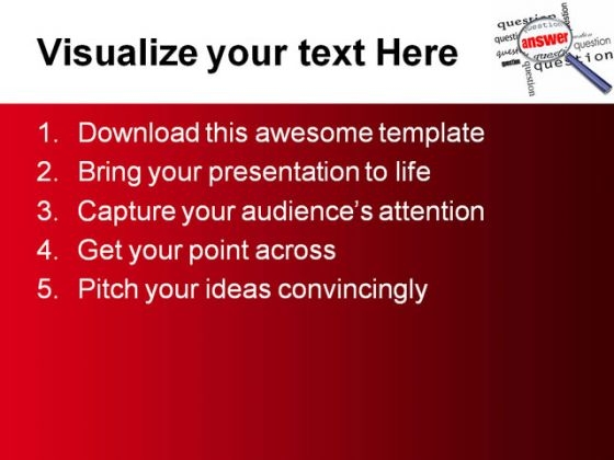 answer_business_powerpoint_template_0810_text