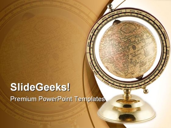 Antique Globe Geographical PowerPoint Templates And PowerPoint Backgrounds 0311 Antique Globe Geographical PowerPoint Templates And PowerPoint Backgrounds 0311