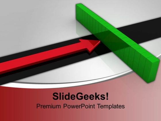 Arrow And Obstacles Business PowerPoint Templates And PowerPoint Themes 1012 Arrow And Obstacles Business PowerPoint Templates And PowerPoint Themes 1012
