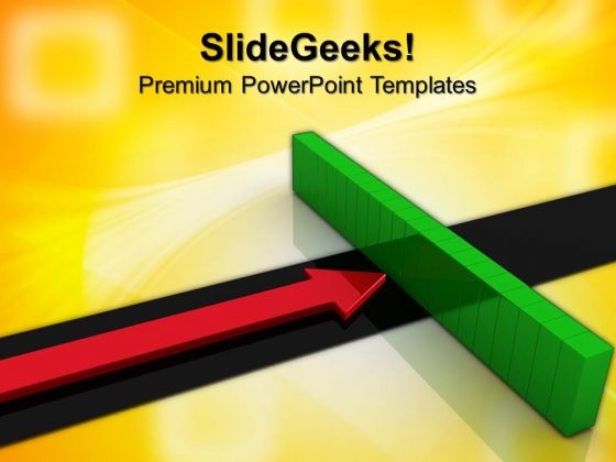 Arrow And Wall Business PowerPoint Templates And PowerPoint Themes 0812 Arrow And Wall Business PowerPoint Templates And PowerPoint Themes 0812