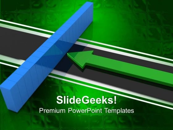 Arrow And Wall Marketing PowerPoint Templates And PowerPoint Themes 1012 Arrow And Wall Marketing PowerPoint Templates And PowerPoint Themes 1012