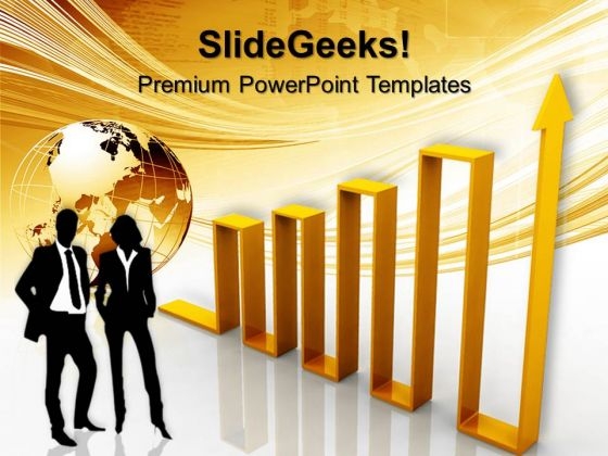 Arrow Graph Business Globe PowerPoint Templates And PowerPoint Themes 0612 Arrow Graph Business Globe PowerPoint Templates And PowerPoint Themes 0612