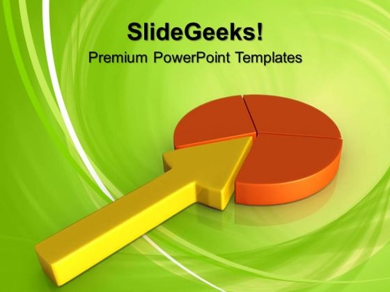 Arrow Pie Chart Business PowerPoint Templates And PowerPoint Themes 0612