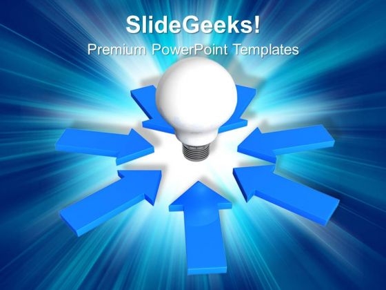 Arrow Pointing Towards Idea Business PowerPoint Templates And PowerPoint Themes 1112 Arrow Pointing Towards Idea Business PowerPoint Templates And PowerPoint Themes 1112