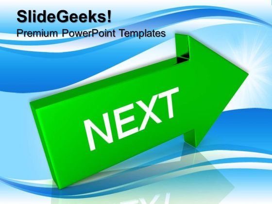 Arrow With Word Next PowerPoint Templates And PowerPoint Themes 0812
