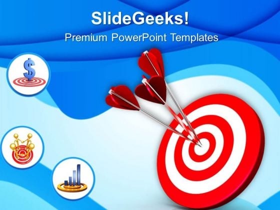 Arrows Hit The Target PowerPoint Templates Ppt Backgrounds For Slides 0813 Arrows Hit The Target PowerPoint Templates Ppt Backgrounds For Slides 0813